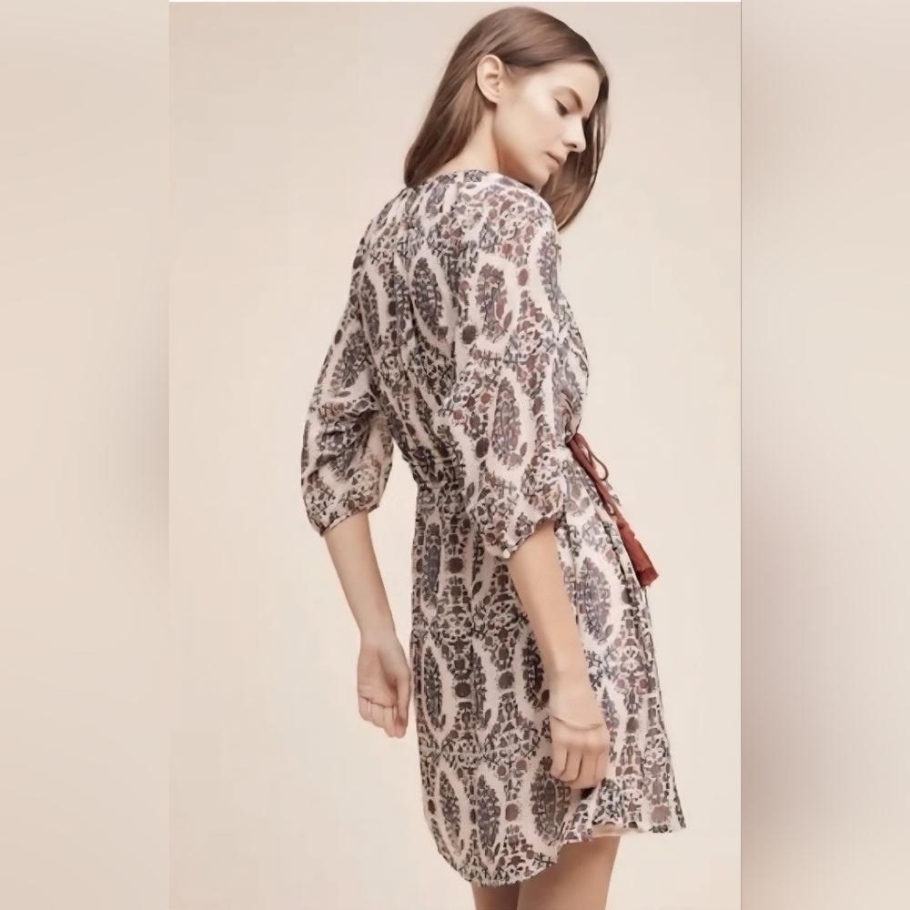 Anthropologie Floreat Zharah Peasant Dress - Picture 2 of 8